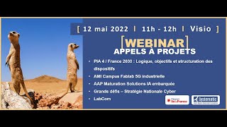 [REPLAY] webinar Appels à Projets- 12 mai
