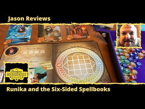 Jason's Board Game Diagnostics of Runika and the Six-Sided Spellbooks