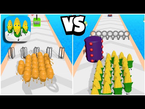 Food Gang - Epic Run 3D🌽🥔 All Levels iOS,Android Mobile Walkthrough Part 1