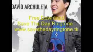 David Archuleta&#39;s New Song- Save The Day w/ Lyrics