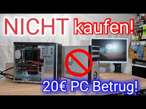 Warum DU diesen PC NICHT für 20€ kaufen solltest! | BETRUG beim PC Kauf auf EBAY!