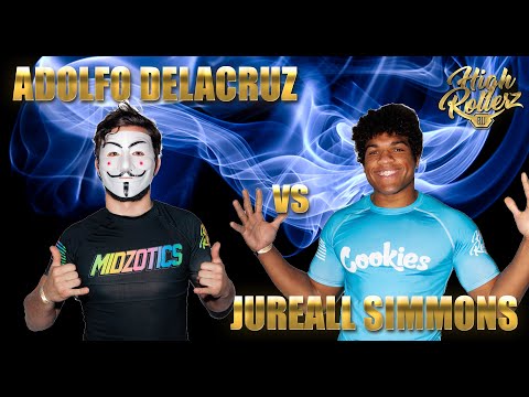 Jureall Simmons vs Adolfo Delacruz - High Rollerz 4 Men's Blue Belt No-Gi 32nd-Finals