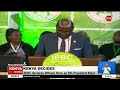 IEBC chairman Wafula Chebukati alleges intimidation and threats