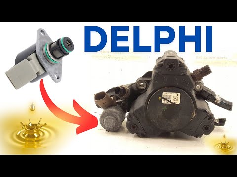 OM.646 Mercedes Engine W204 replaced flow regulator Delphi injection pump , Durchflussregler ersetzt