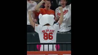 Pete Alonso hit a homer to Mr. Splash wearing a polar bear head ????‍❄️????