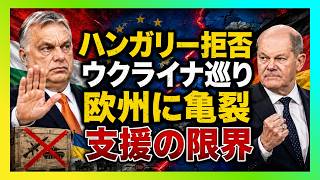 【衝撃】ウクライナ支援で欧州が割れた…ハンガリーが武器拒否、ドイツだけが前に出る皮肉