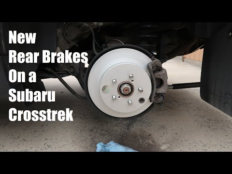2013-2017 Subaru XV Crosstrek Rear Brake Pad & Rotor Replacement