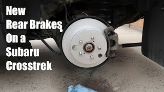 2013-2017 Subaru XV Crosstrek Rear Brake Pad & Rotor Replacement