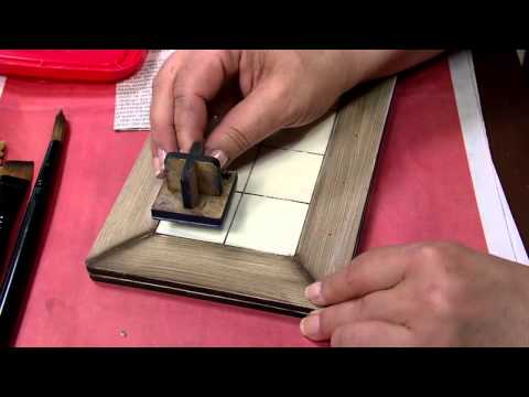 Mulher.com 22/07/2015 Ana Luisa Valsani - Porta chaves pintura country Parte 2/2