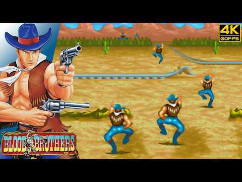 Blood Bros. (Arcade / 1990) 4K 60FPS