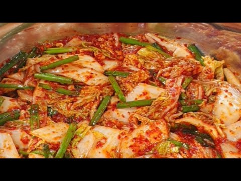요리 초보도 절대 실패하지 않는 배추겉절이 (fresh cabbage kimchi)