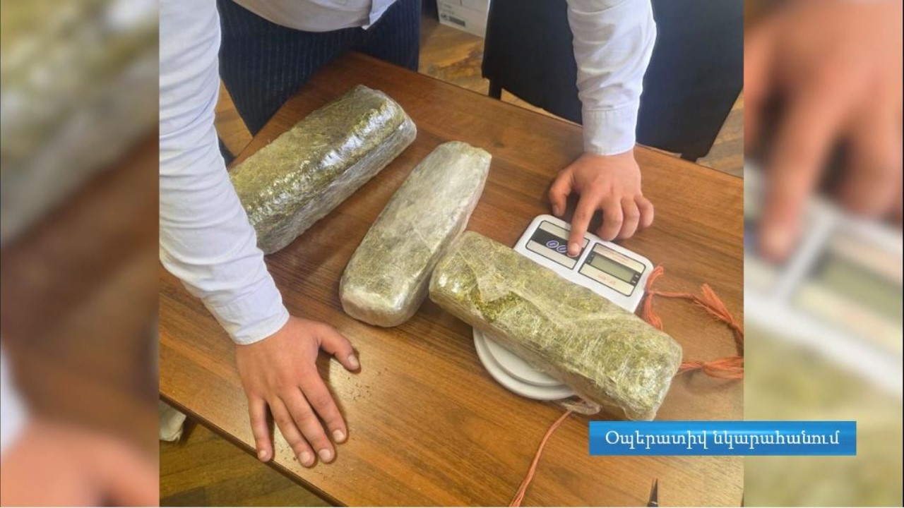 ՀՀ պետական սահմանով ապօրինի ներմուծվել և փորձ է կատարվել իրացնել 10 կիլոգրամ թմրամիջոց