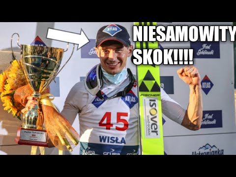 KAMIL STOCH WISŁA LGP 2020 - 136 M PRAWIE REKORD🔥🔥