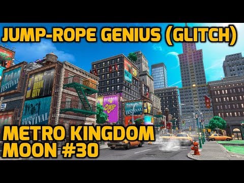 Super Mario Odyssey - Metro Kingdom Moon #30 - Jump-Rope Genius (Glitch)
