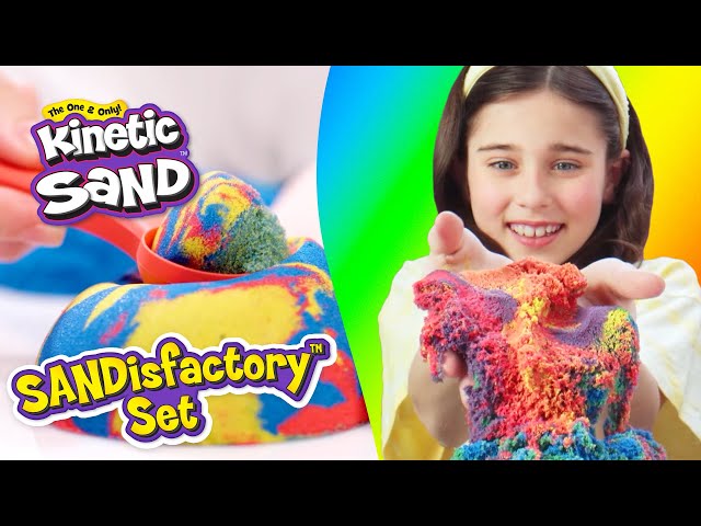 Набор песка для детского творчества - Kinetic Sand Мегафабрика