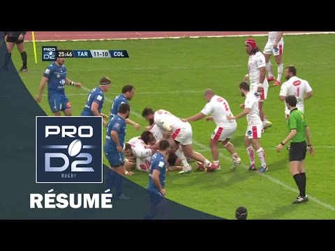PRO D2 - Résumé Tarbes- Colomiers: 31-26 - J24 - Saison 2015/2016
