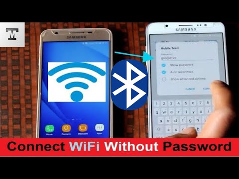 Connect Wifi Without Password Using Bluetooth In All samsung/Android Phones Video