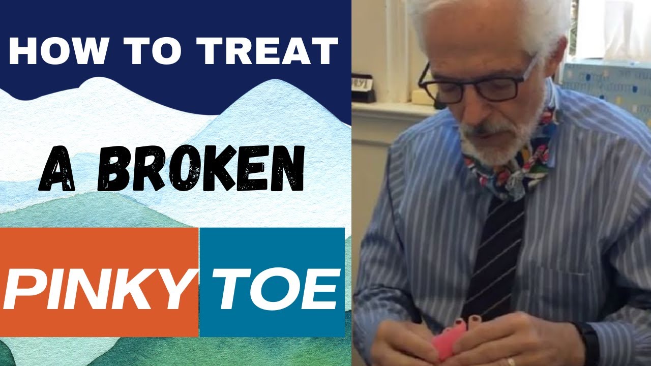 How To Treat A Broken Pinky Toe Before Hiking or Camping Foot and