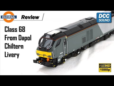 Review: Dapol Class 68 4D-022-003S No.68010 in Chiltern Railways livery and factory DCC sound