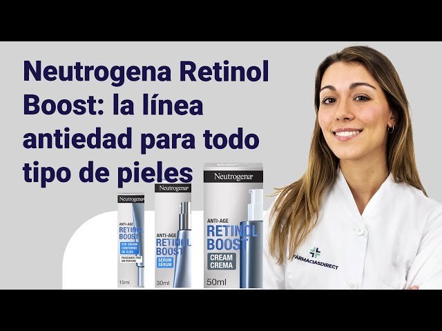 Vídeo relacionado con Neutrogena Retinol Boost Contorno de ojos (15 ml), crema antiedad con retinol para el contorno de los ojos, crema anti ojeras y bolsas, para una piel visiblemente más joven