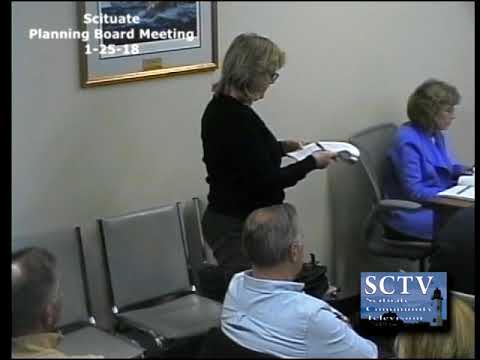 Scituate Planning Board Meeting 1-25-18