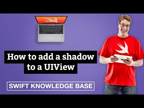 How to add a shadow to a UIView – Swift 5