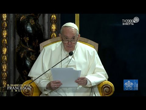 Viaggio di Papa Francesco a Malta: l'incontro con le autorità a La Valletta