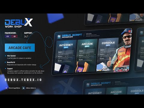 [ESX/QB] Arcade Cafe Script [JOB / CAFE]