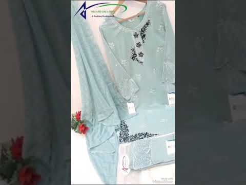 VE 1709 Pure Georgette Wholesale Readymade Pakistani Suit Catalog – product video thumbnail