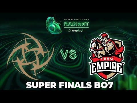 Ninjas in Pyjamas vs Empire Game 5 - WePlay! ToW: Radiant - Super Finals