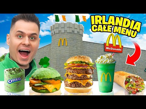 ZJEDLIŚMY CAŁE MENU W IRLANDZKIM MC DONALD'S!