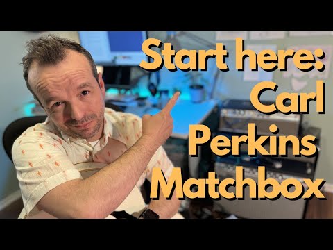 The perfect beginner rockabilly guitar lesson to start jamming now! Carl Perkins Matchbox 3 ways!