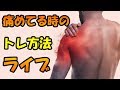 【ライブ】痛めている時の筋トレってどうするの!?