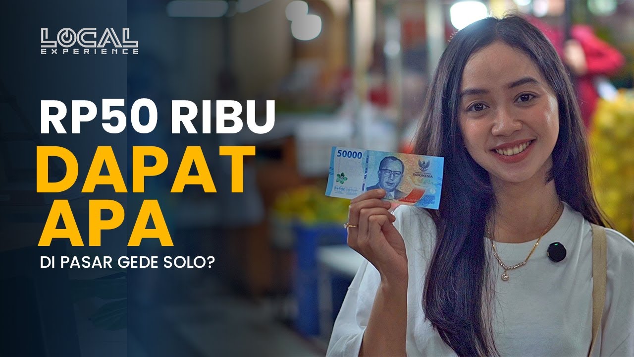 Bawa Rp50 Ribu Bisa Jajan Apa Saja di Pasar Gede Solo?