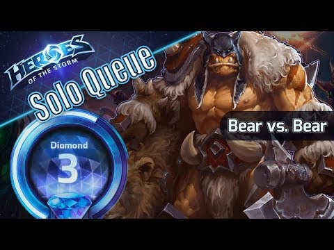 Bear vs. Bear - Rexxar HotS Solo Queue Diamond Storm League (Livestream)