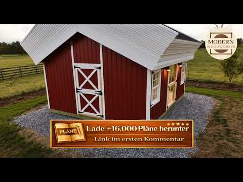 **Exakter Bauplan: Perfekte Gartenwerkstatt 14x16 selber bauen**