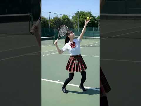 テニスのサーブ