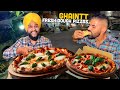 15 Inch Jumbo ITALIAN X Indian Street Food Patiala Shahi Paneer Makhani Pizza Black Mamba Bread