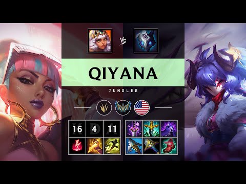 Qiyana Jungle vs Kindred - NA Challenger Patch 25.S1.3