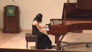 Jingjing plays Bach Partita No 6 (Part 2)
