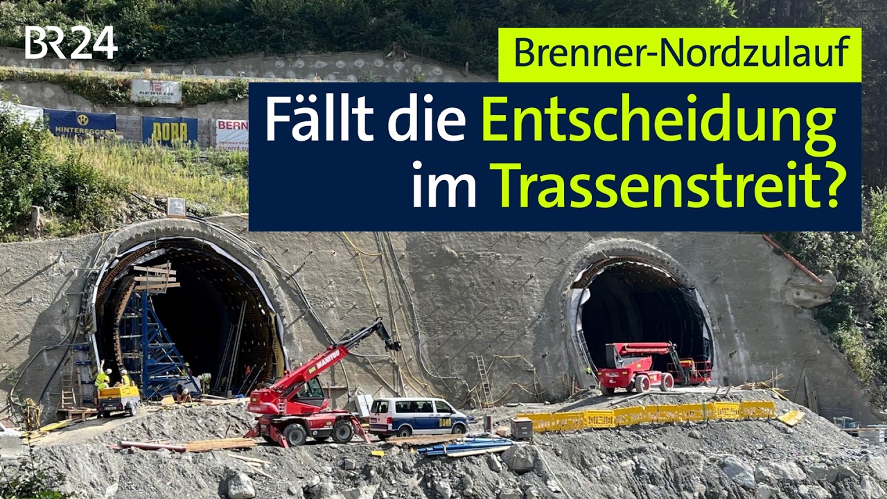 Ärger um den Brenner-Nordzulauf: Fällt die Entscheidung im Trassenstreit? | jetzt red i | BR24live