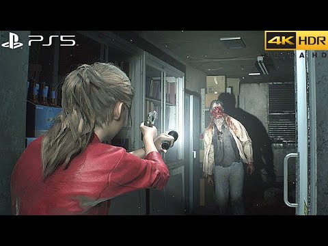 Resident Evil 2 Remake (PS5) 4K 60FPS HDR Gameplay - (Claire A)