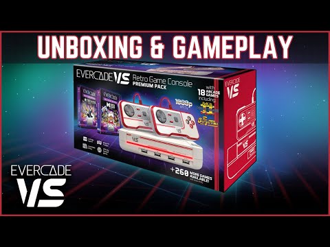 Evercade VS Premium Pack Unboxing & Gameplay