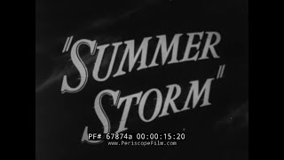 1939 WESTINGHOUSE ELECTRIC  " SUMMER STORM "  ELECTRICAL GRID &amp; POWER DISTRIBUTION FILM  67874a