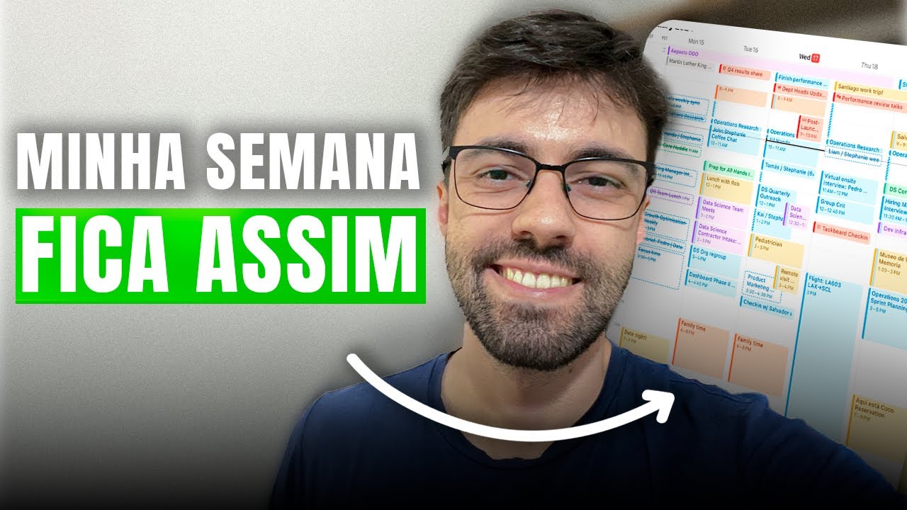 Agenda Semanal Produtiva: Como Eu Estruturo Minha Semana
