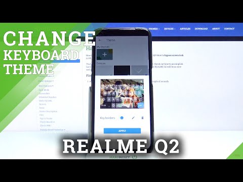 How to Change Keyboard Theme in REALME Q2 – Keyboard Settings