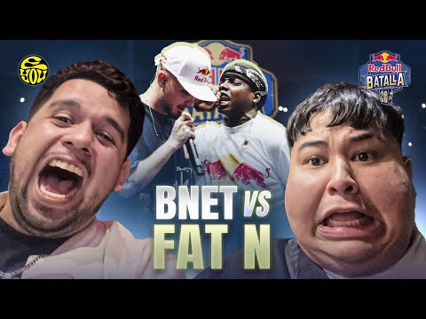FAT N se VENGA por VALLES T y se IMPONE A BNET! - Reacción a BNET vs FAT N - Red Bull 20 años