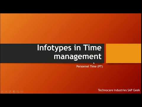 Introduction to time management in SAP HCM