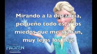 Frozen  Libre soy con letra Película