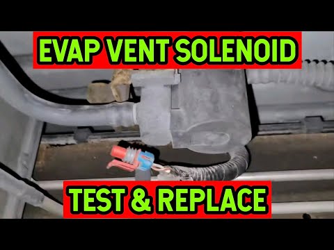 Chevy Silverado P0449, P0498,P0499 Evap Vent Solenoid Replacement. Don't Use A Lighter !!
